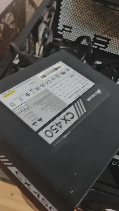 Fonte Real Corsair CX 450W Bivolt - Excelente Estado! - Foto 4