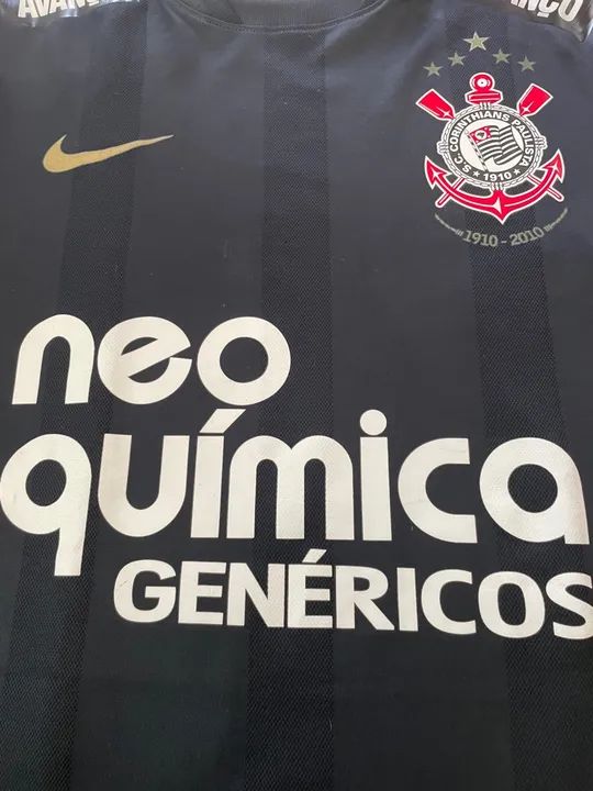 Camisa do Corinthians 2010 de jogo,do centenário, usada/preparada,camiseta impecável! - Foto 2