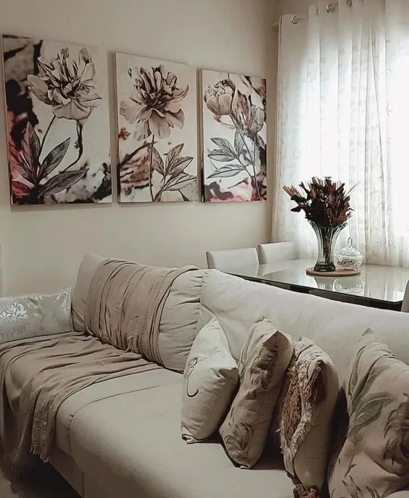 Kit 3 quadros decorativos impressão direto na chapa em Alta resolução