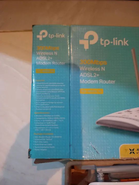Modem ADSL2 + Roteador Wireless 300 Mbps TPLINK - Foto 2