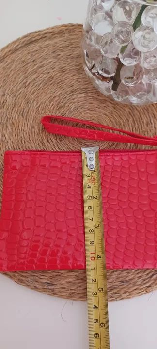 Bolsa carteira + Chaveiro novos - Foto 3