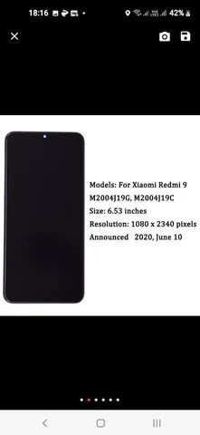 Touch screen redmi 9 - Foto 3