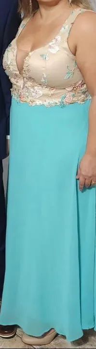 Vestido Longo de Festa Plus Fesperamor - Foto 4