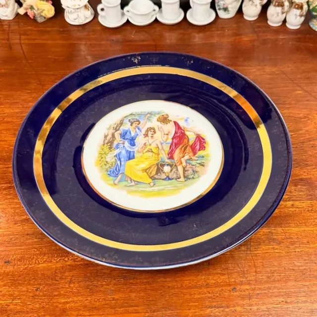 Prato decorativo de porcelana tcheca. - Foto 4