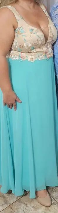 Vestido Longo de Festa Plus Fesperamor - Foto 3