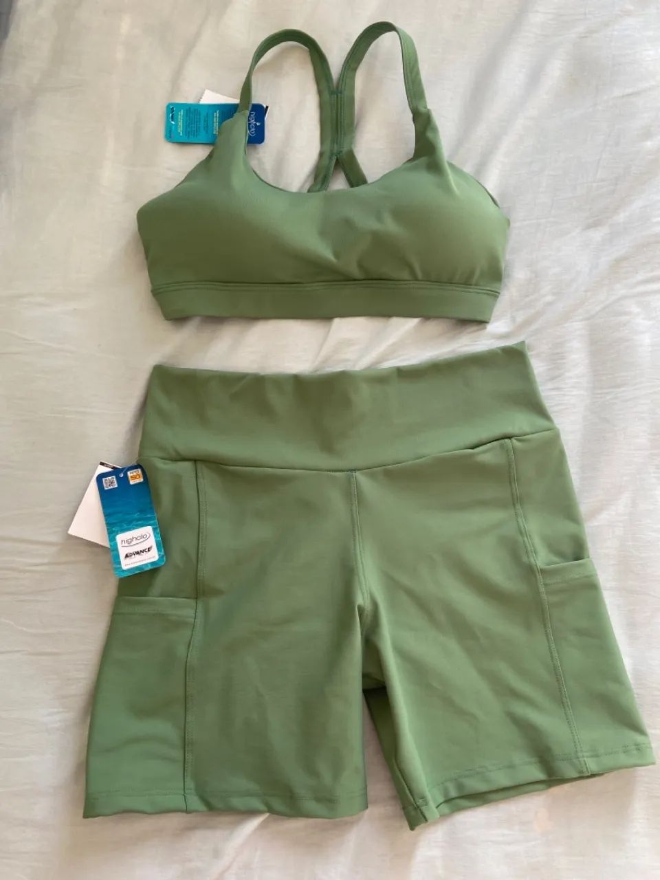 Conjunto fitness verde - G 