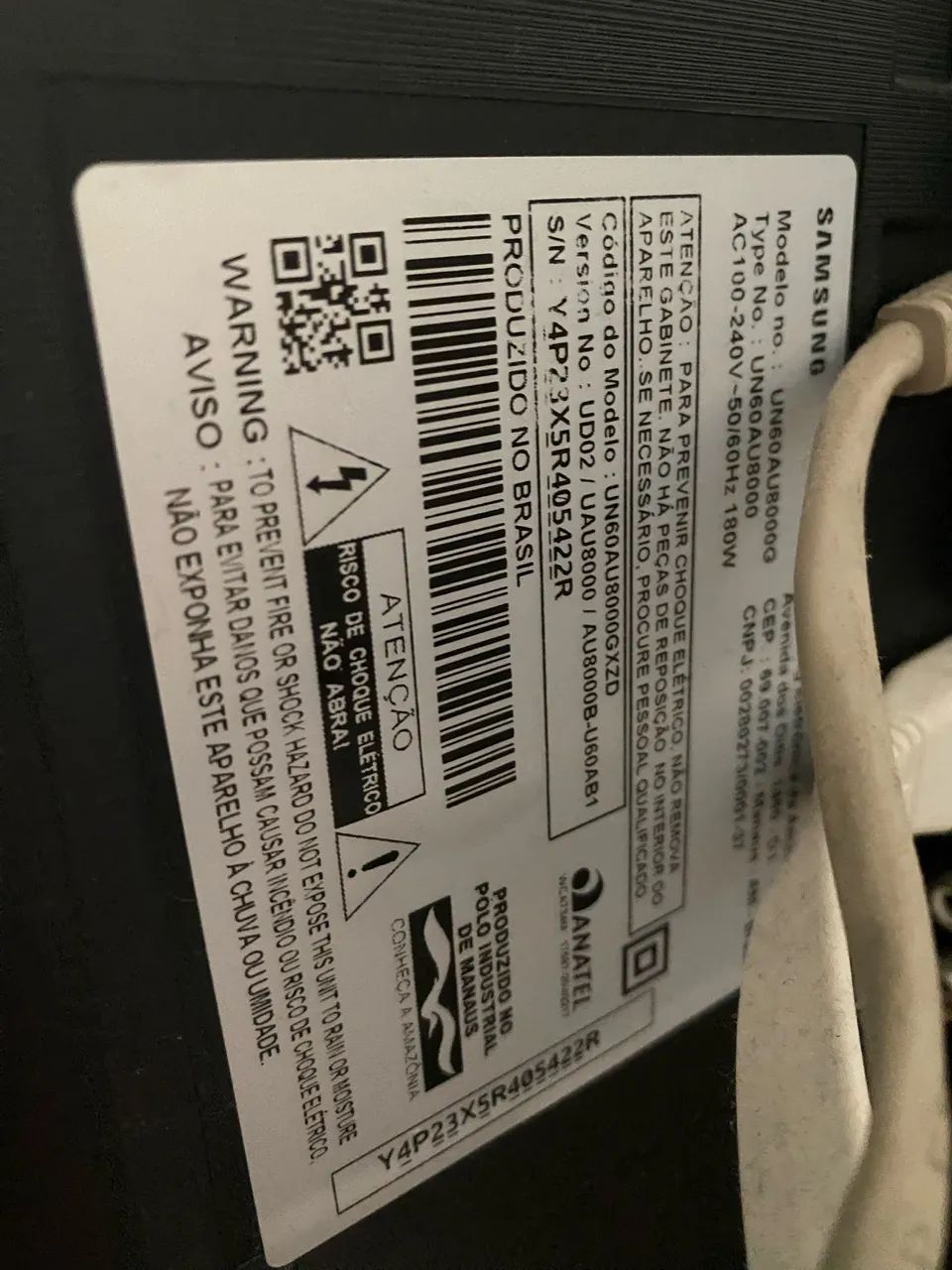 Smart TV Samsung 60 inches64396662262785124