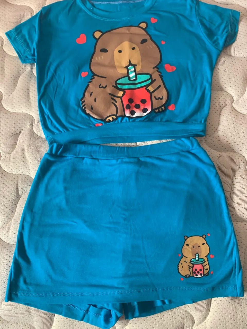 Conjunto infantil capivara 