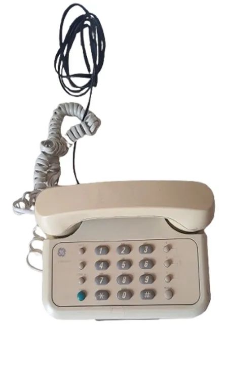 Telefone com Fio GE 2-9230A Memória 12 Números Antigo Retrô Vintage Funcionando - Foto 6