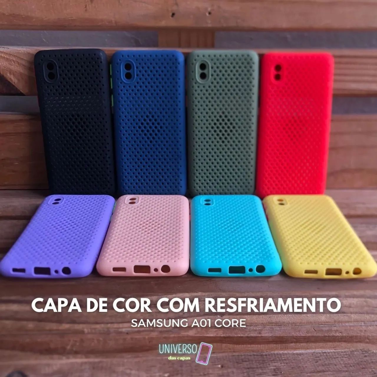 Capas de Silicone para Samsung A01 Core com Resfriamento
