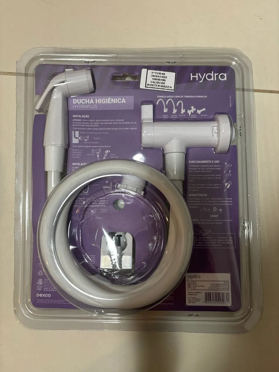 Ducha Higiênica Hydraplus Hydra Lacrada Nova Nunca Usada - Foto 2
