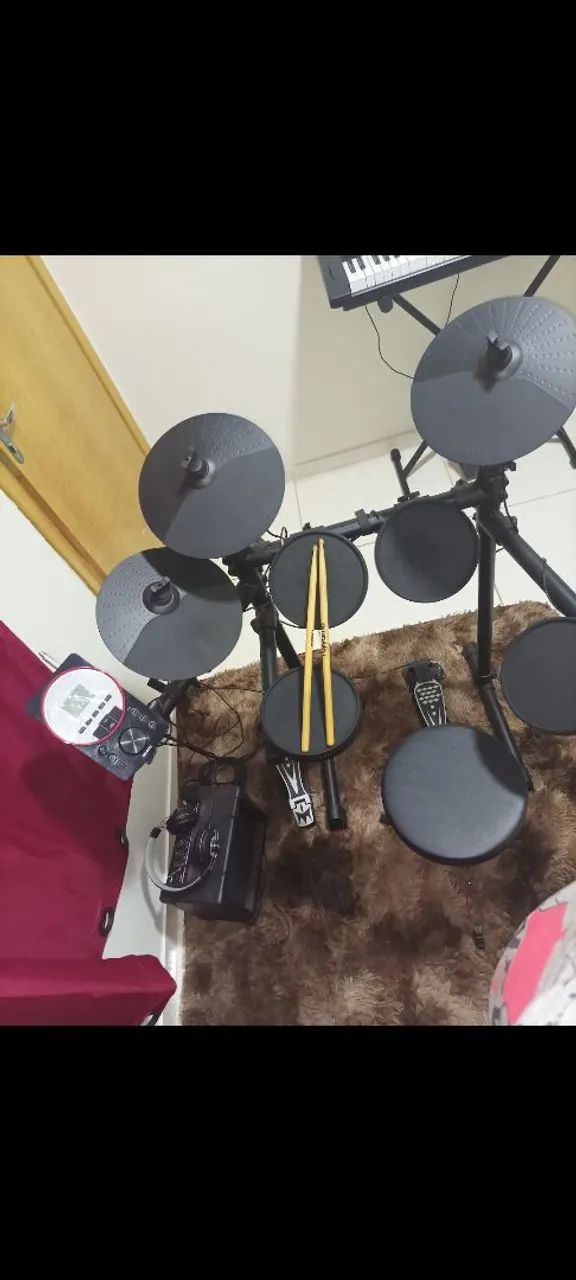 Bateria Eletrônica Completa
