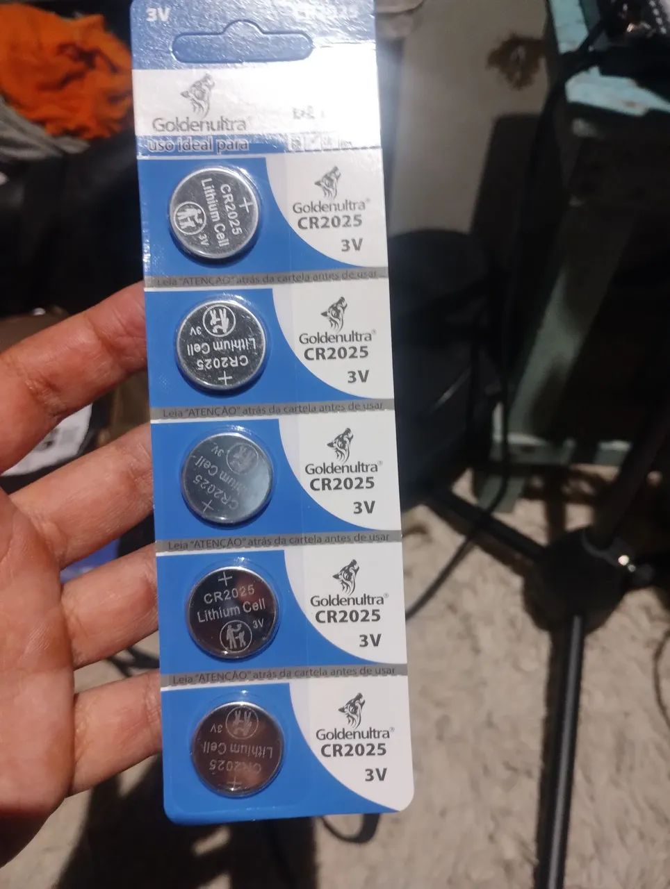 Pilhas e Baterias CR2025 - Goldenultra