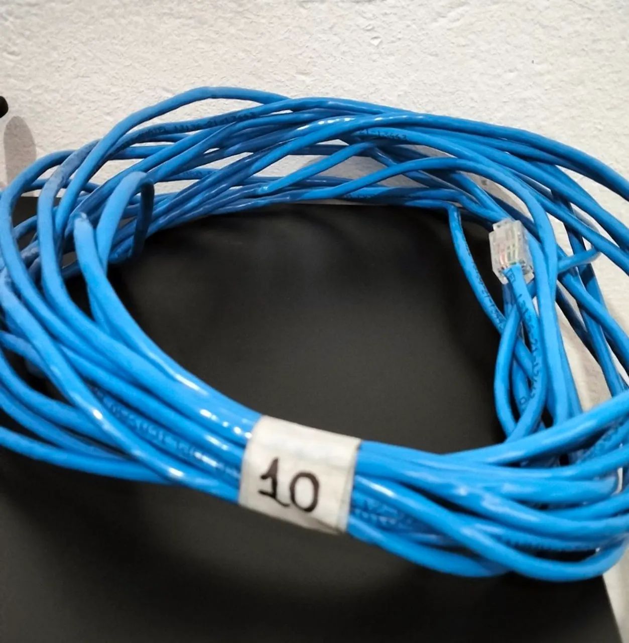 Cabo de rede RJ45 azul 10 metros