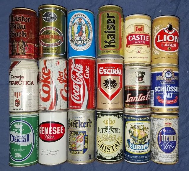 Pequena coleção de latas de cerveja65745820168066120