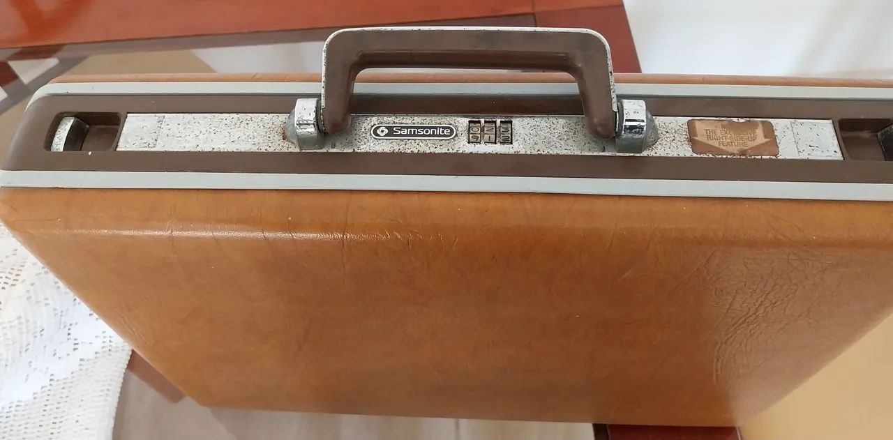 Maleta de Couro Vintage - Foto 3