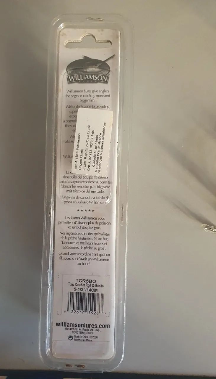 Isca Williamson Tuna Catcher 14cm 60g - Foto 2