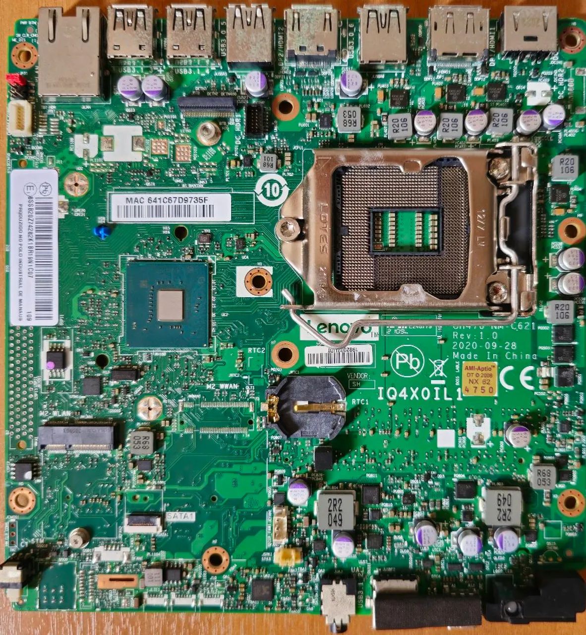 Placa-Mãe Lenovo M70Q DEFEITO