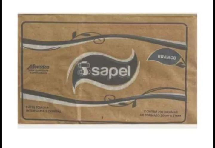 Kit 3 pacotes Papel toalha interfolha Isapel branco 2 dobras - Foto 2