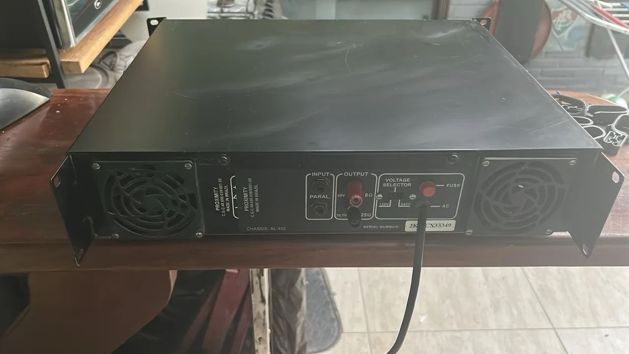 Amplificador Times one AL 402 mono e crossover para sub Wolfer   - Foto 4