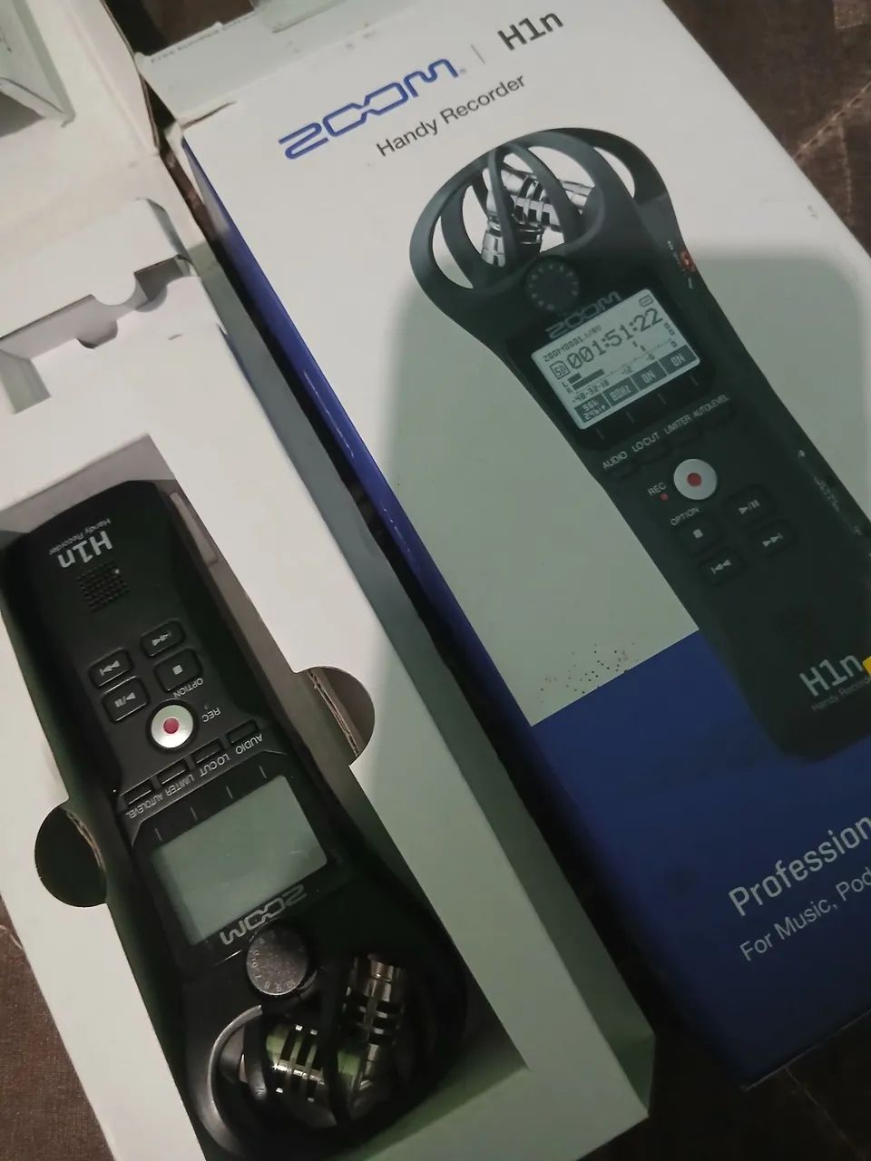 Gravador Digital Zoom H1n Handy - novo na caixa - Foto 4