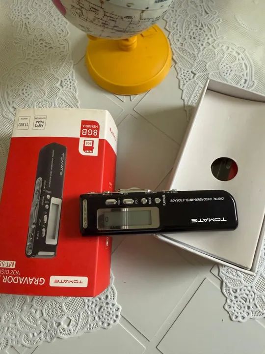 Gravador de voz digital Tomate MT-55 8GB