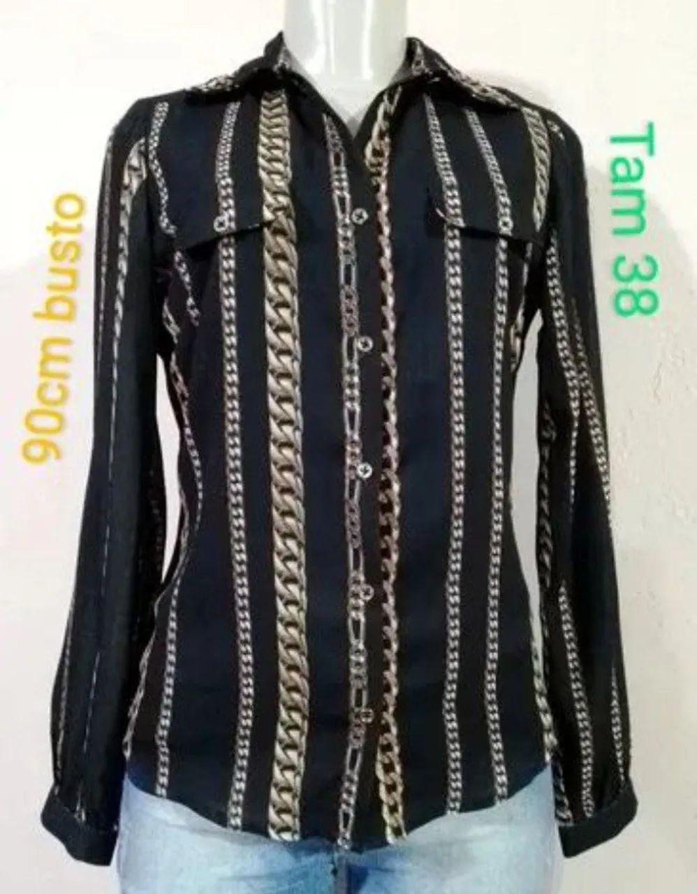 Camisa feminina Tam P novíssima marca ALK (Olhar as medidas) - Foto 6