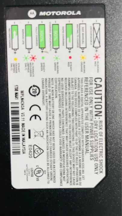 Kit Carregador e fonte com bateria de HT.  - Foto 2