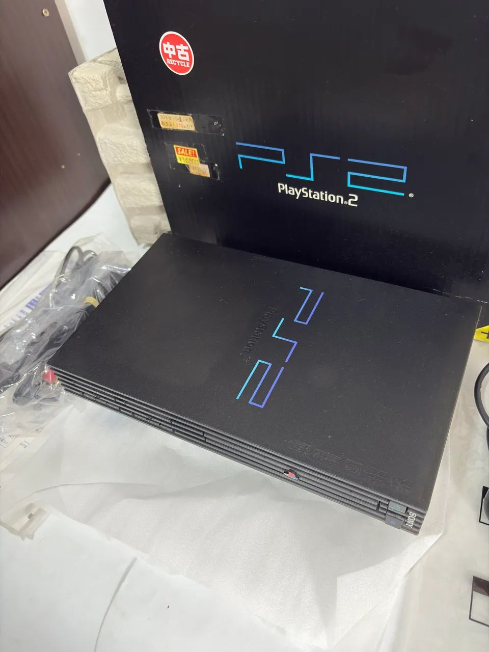 Console Playstation 2 fat midnight black impecavel ps2 - Foto 3
