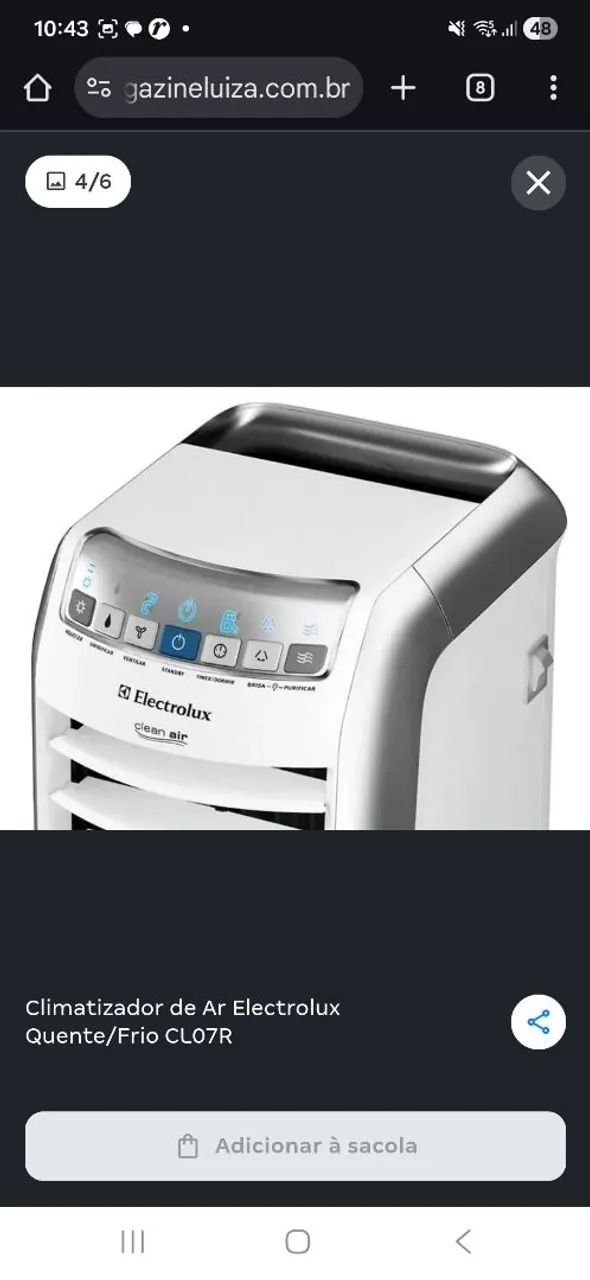 Climatizados Eletrolux Clean Air 
