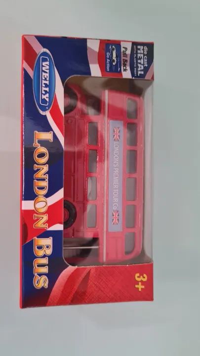 Ônibus de Londres Welly - Brinquedo Colecionável - Foto 3