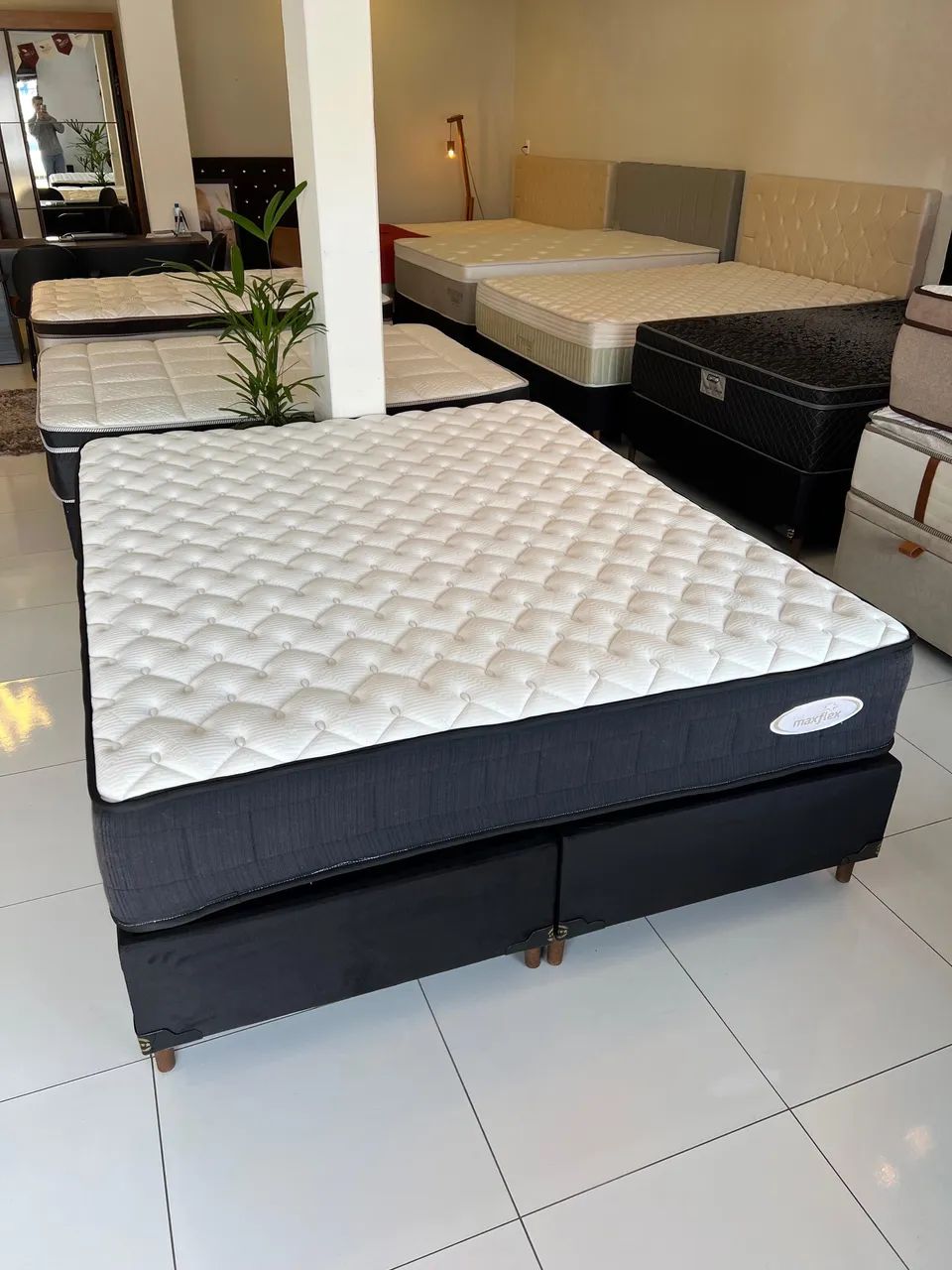 Colchão QUEEN SIZE MAXFLEX COM BASE - Entrego! 