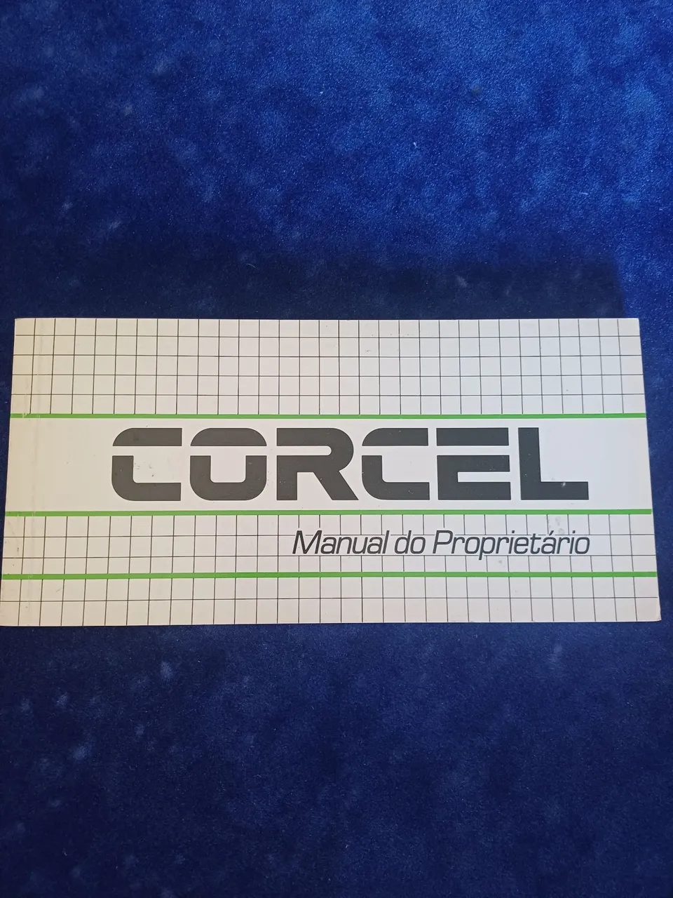 Manual do Proprietário do Corcel 1986