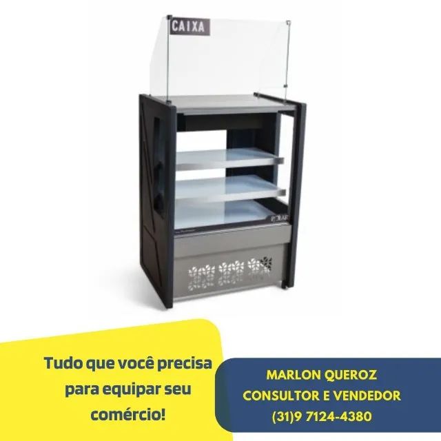 Balcão Caixa 80CM com Gaveta Polar