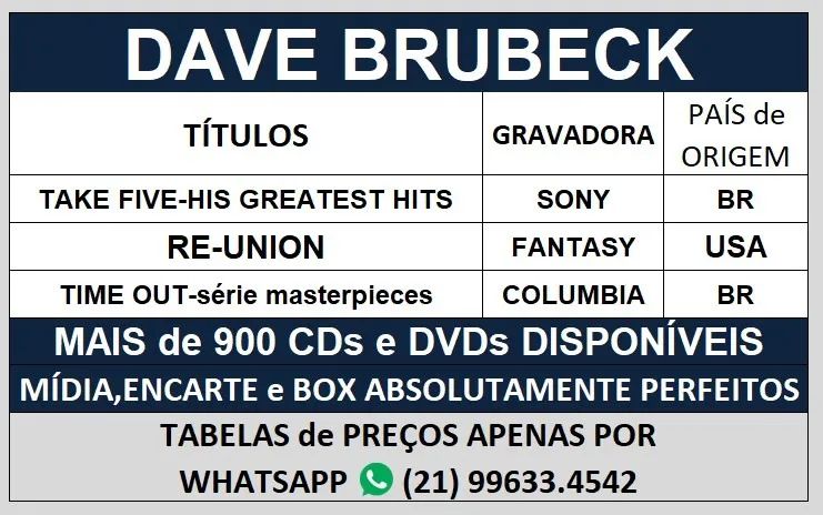 3 Cds Dave Brubeck.   - Foto 3