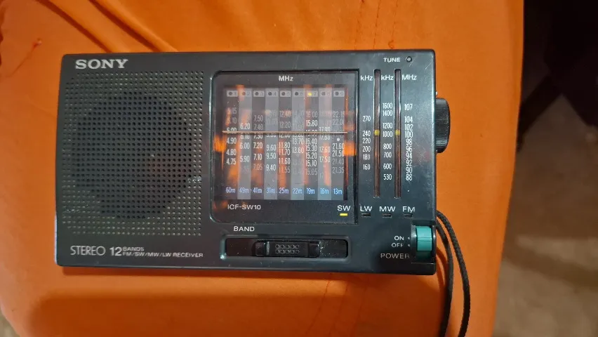 Rádio Sony ICFSW10 Usado Raro