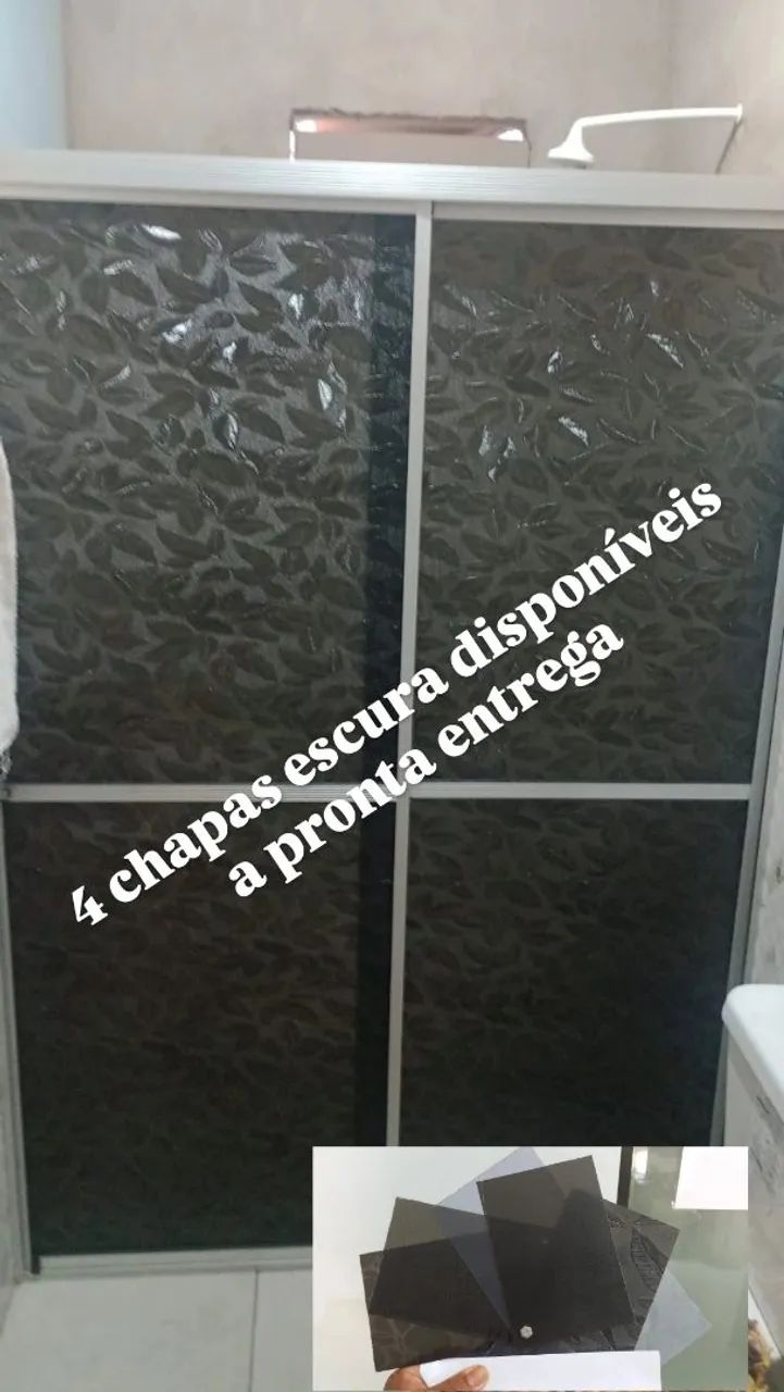   Box em acrílico Escuro