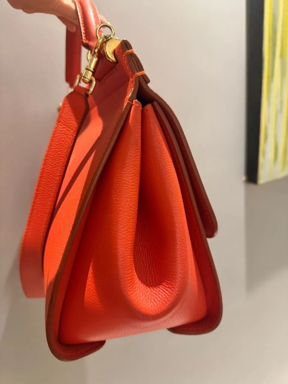 Bolsa de mão laranja Dolce & Gabbana - Foto 3