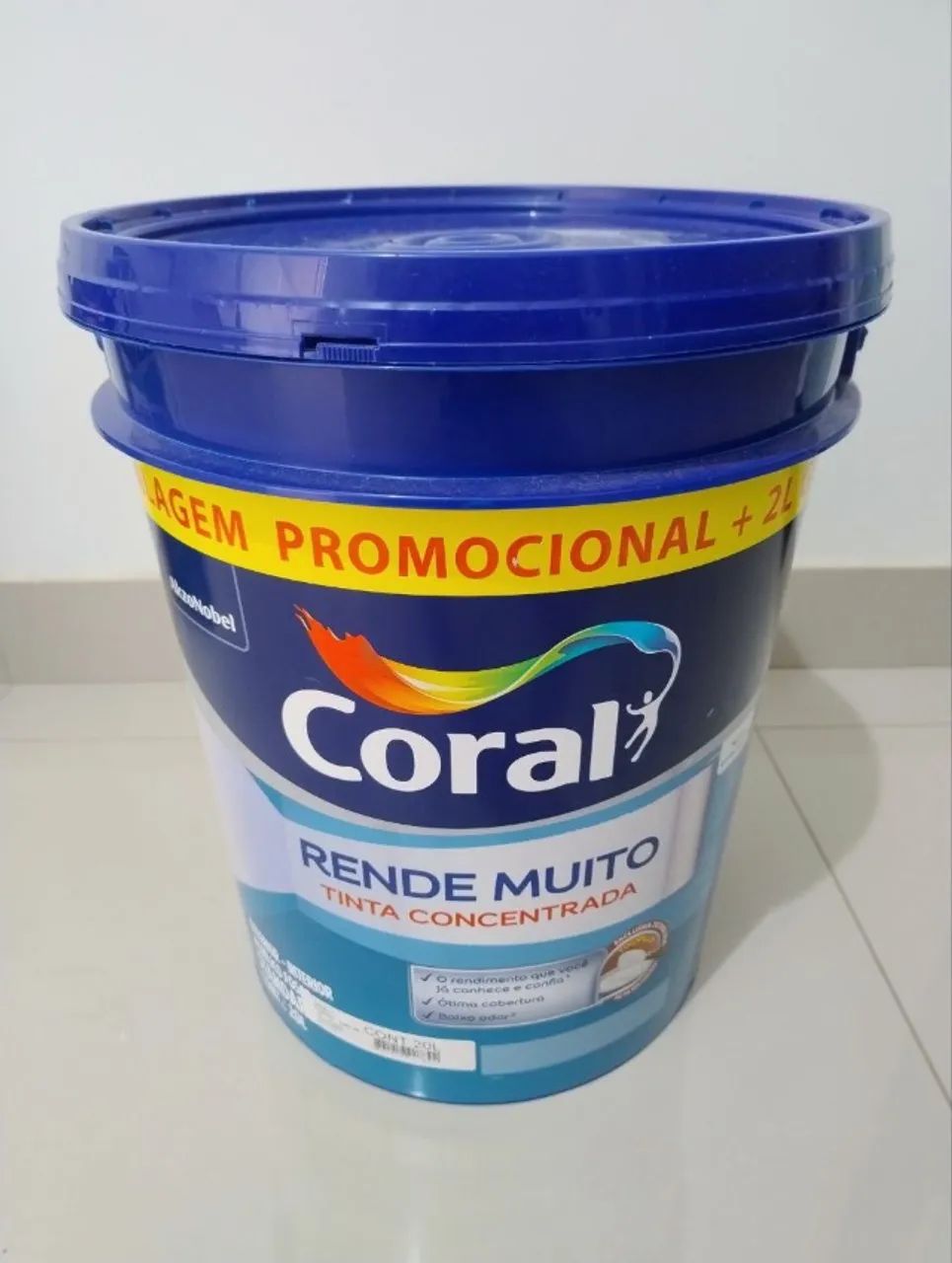 Tinta Acrílica Fosca Rende Muito 