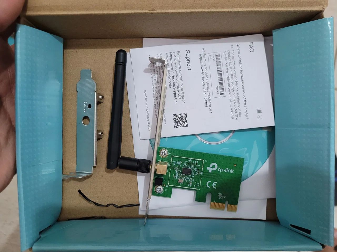 Placa de Rede Wireless TP-Link 150Mbps PCI Express N - Foto 2
