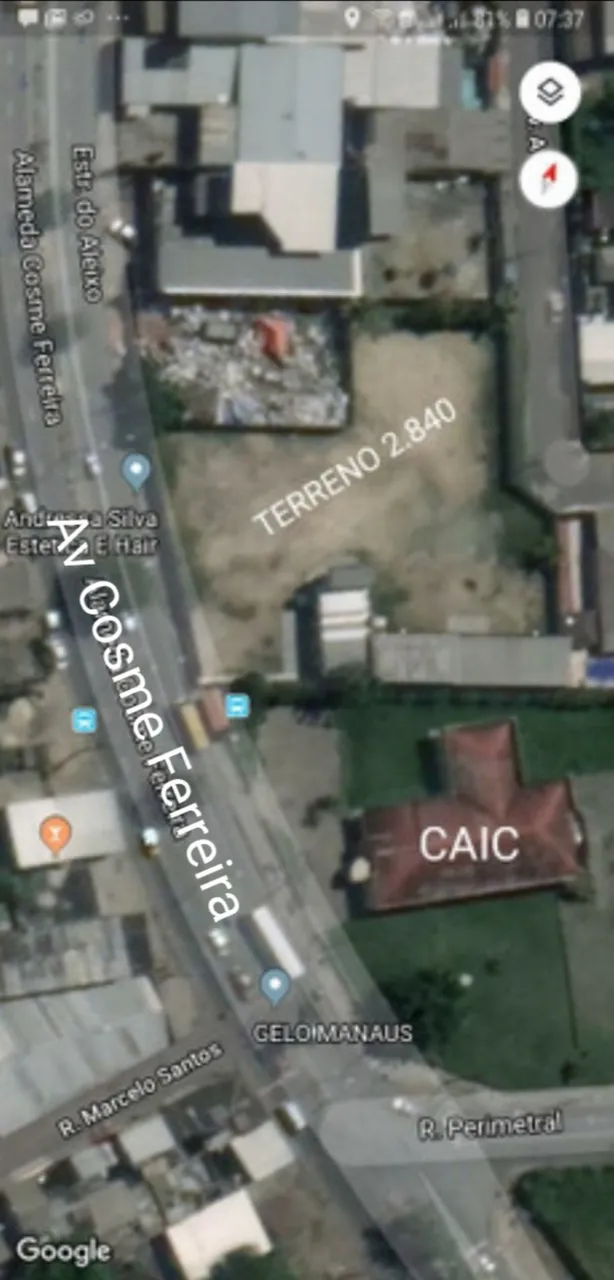 Terreno 2.840m2 na pista Cosme Ferreira - Zumbi