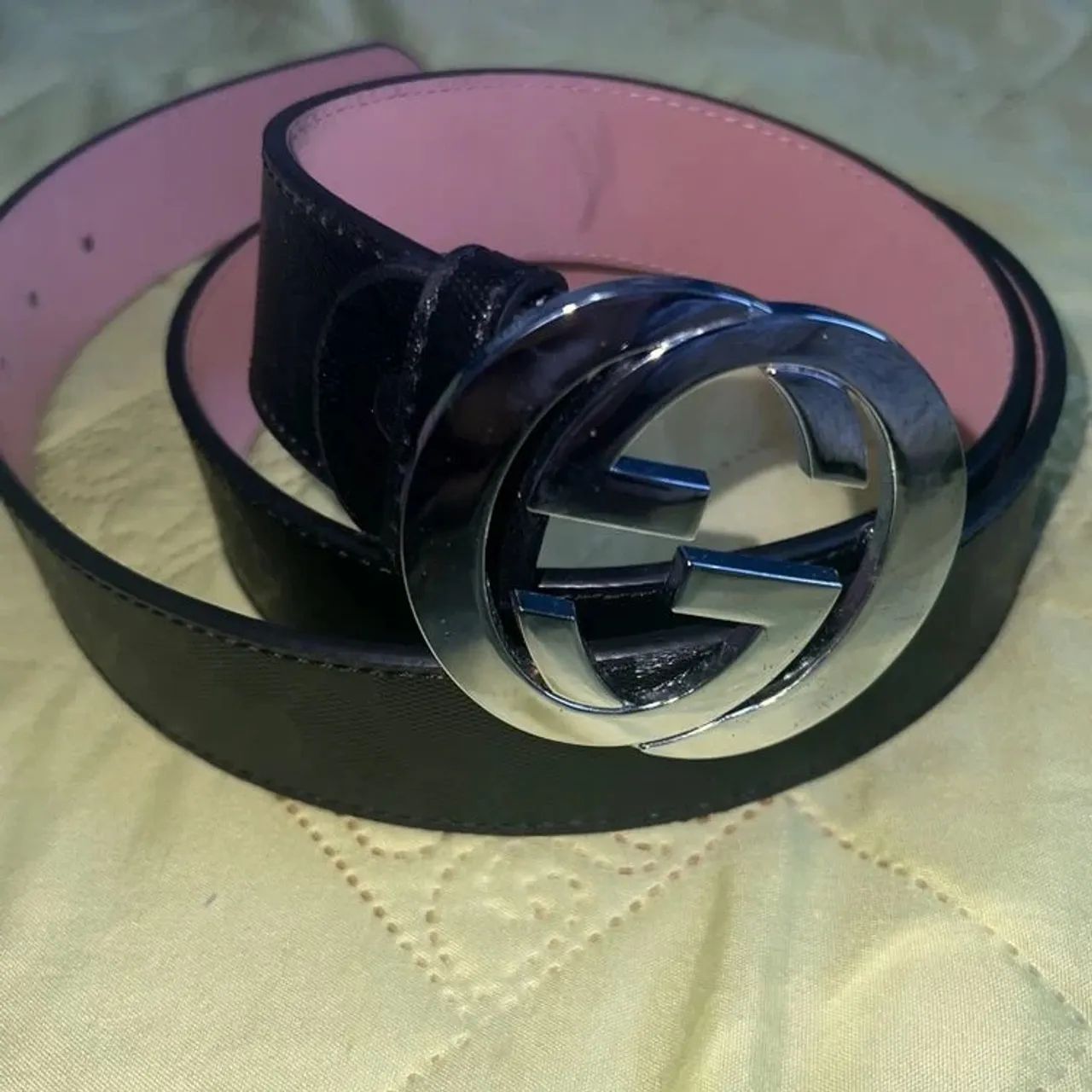Cinto Gucci preto - Foto 3