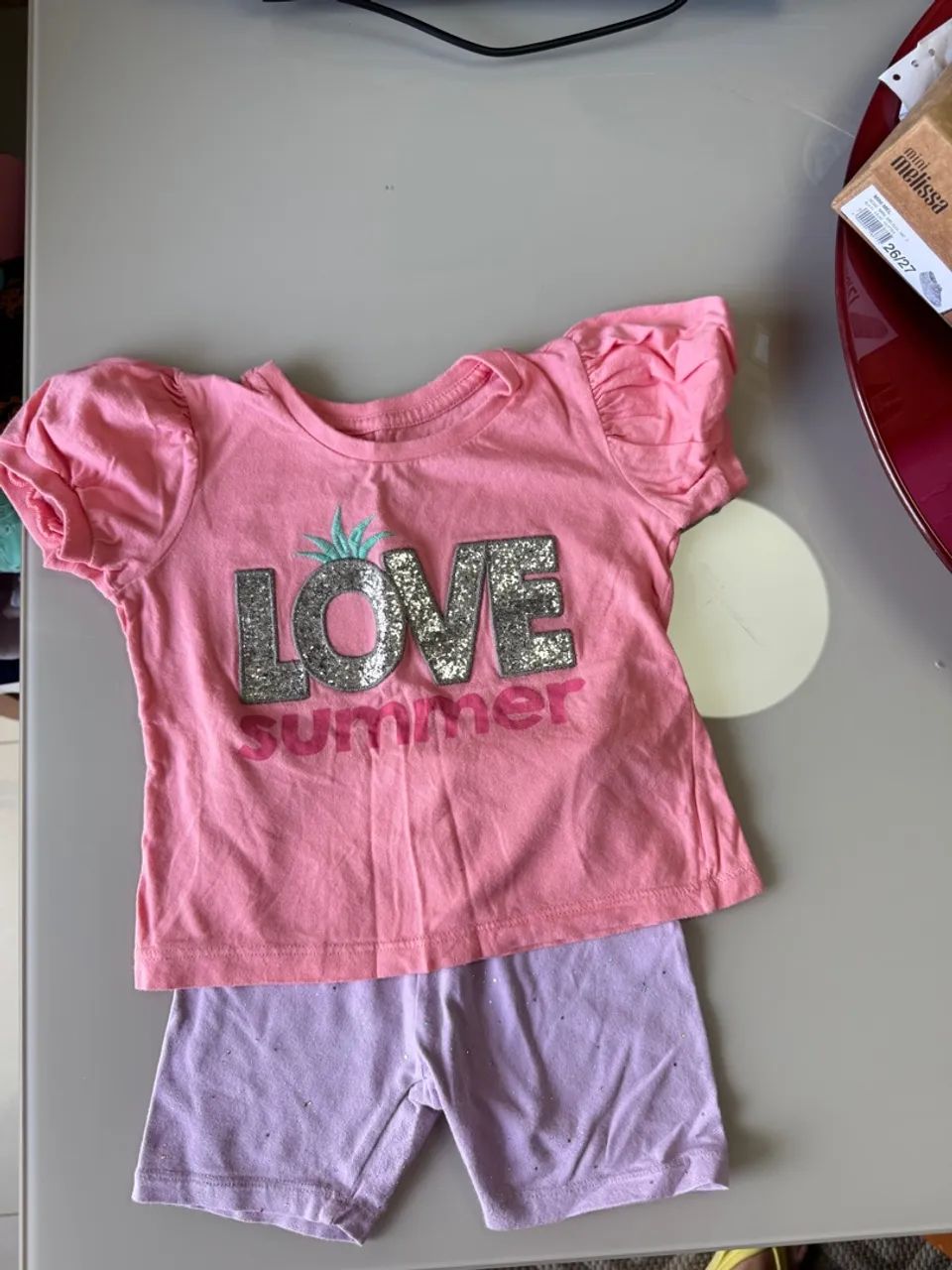 Conjunto Infantil Love Summer TAM 4