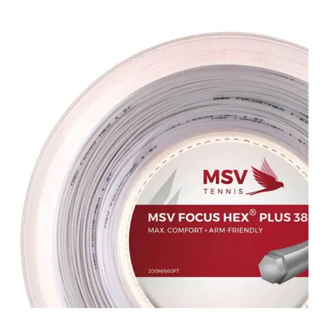 Corda MSV Focus Hex Plus 38 1.25mm - Set Individual - para Raquete de Tênis - Foto 2