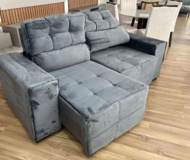 Oferta Imperdível  SOFÁ 3 lugares 2 mts  Novos direto de fabrica Frete Gratis - Foto 4