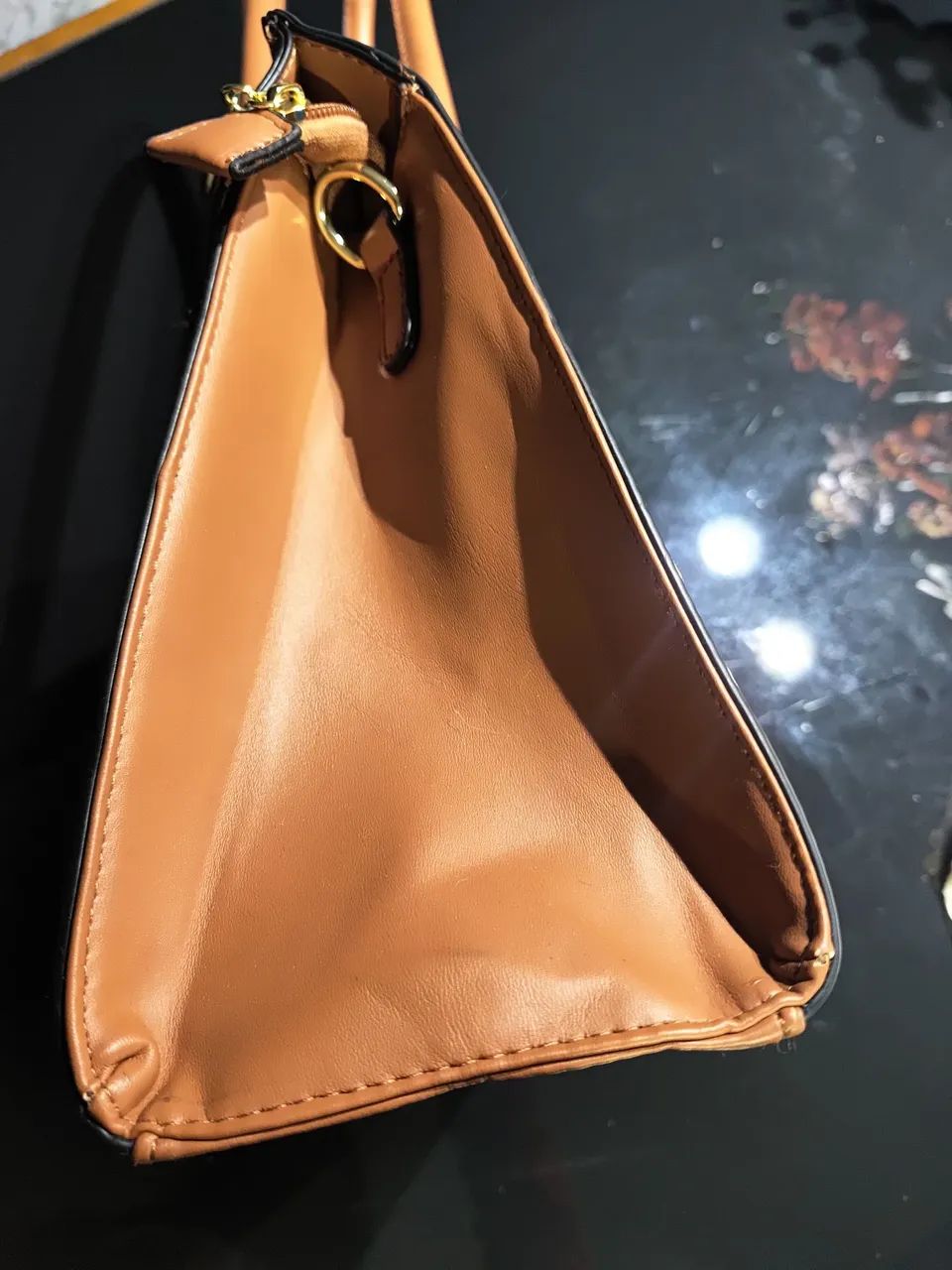 Bolsa de ombro bauarte Red & Flamingo caramelo - Foto 5