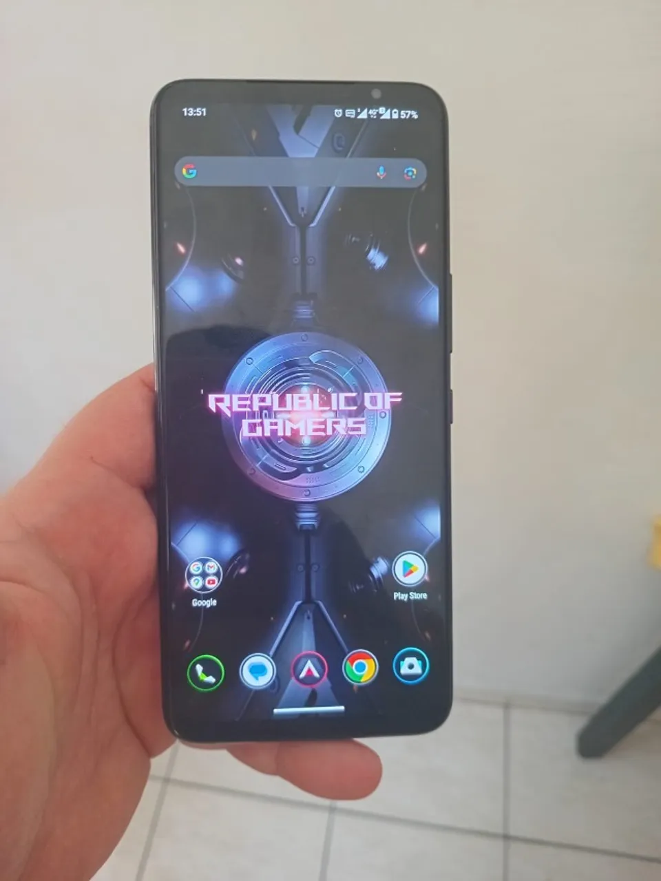 asus rog phone 5 com defeito