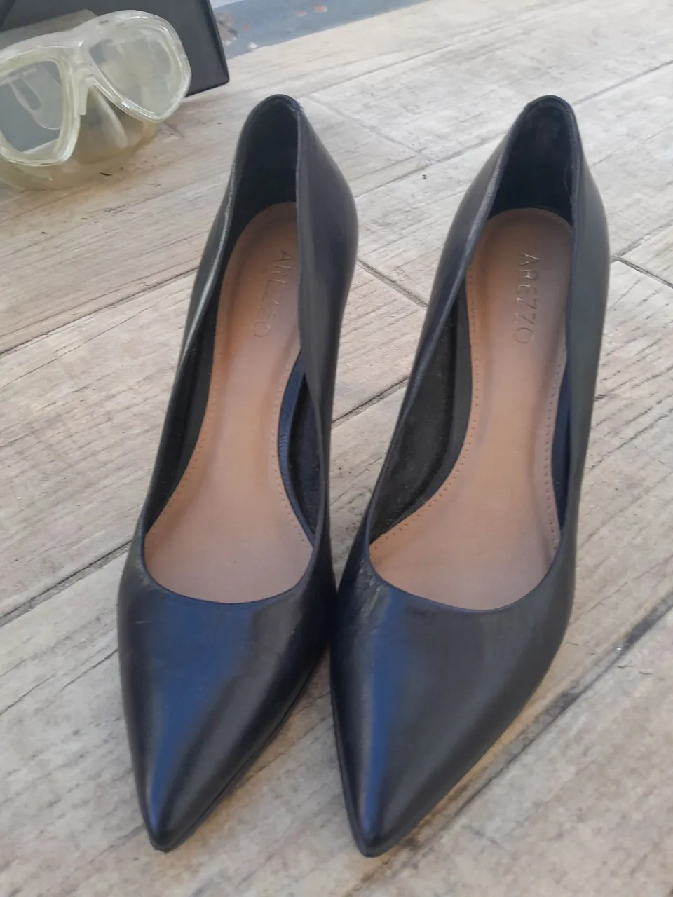 Scarpin Arezzo Preto - Salto Alto