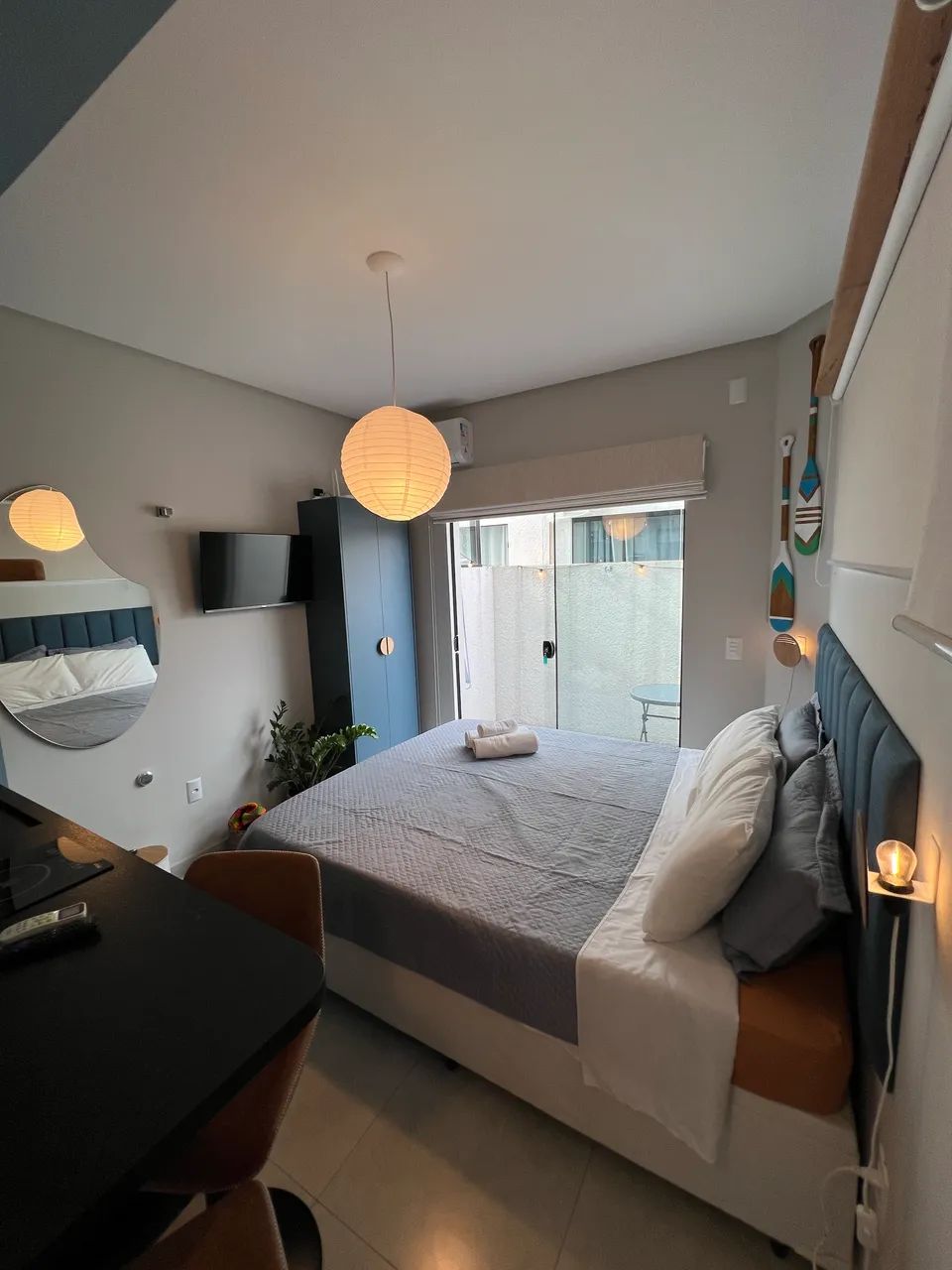 Lindo apartamento garden mobiliado, com garagem.