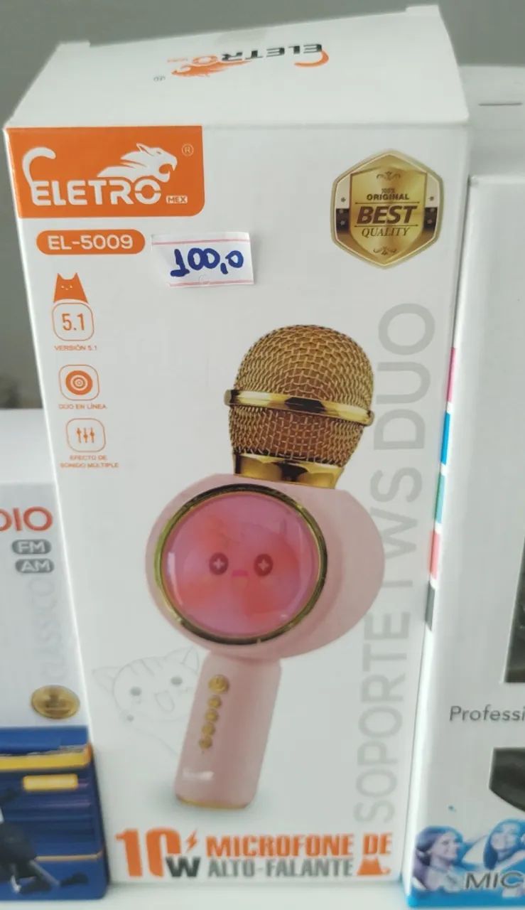 Microfone Bluetooth Infantil 